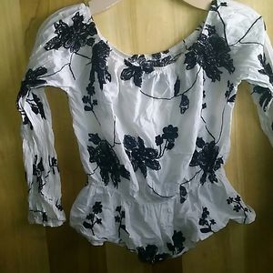 Off the shoulder blouse